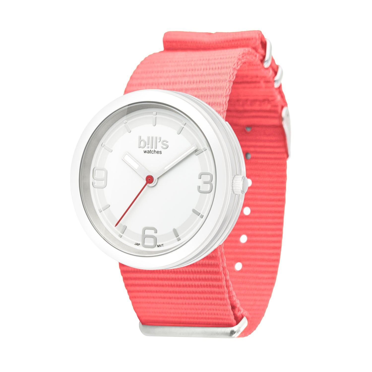 Addict Nylon NATO watch - Coral