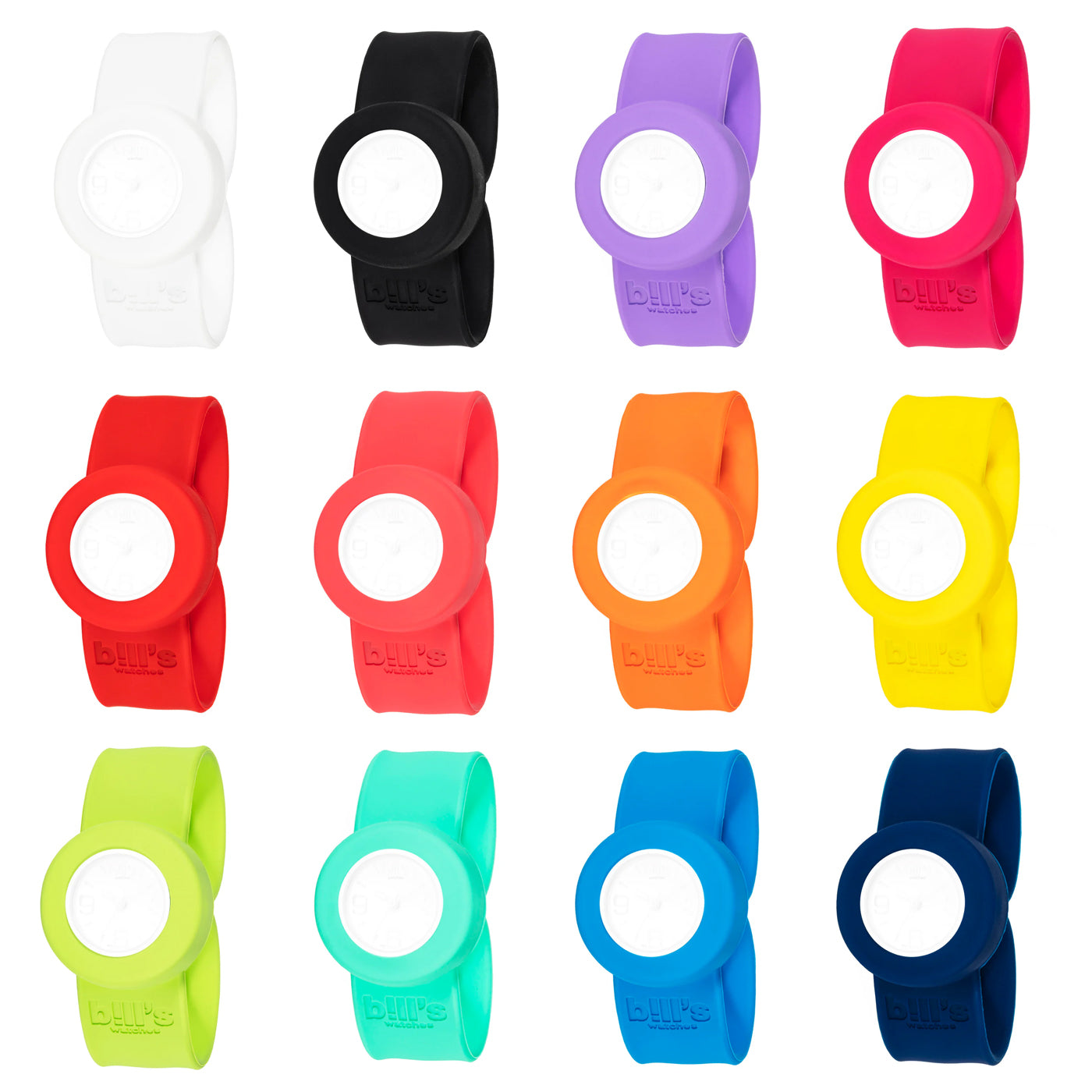 Mini Straps - Pack of 12 Solid Colors